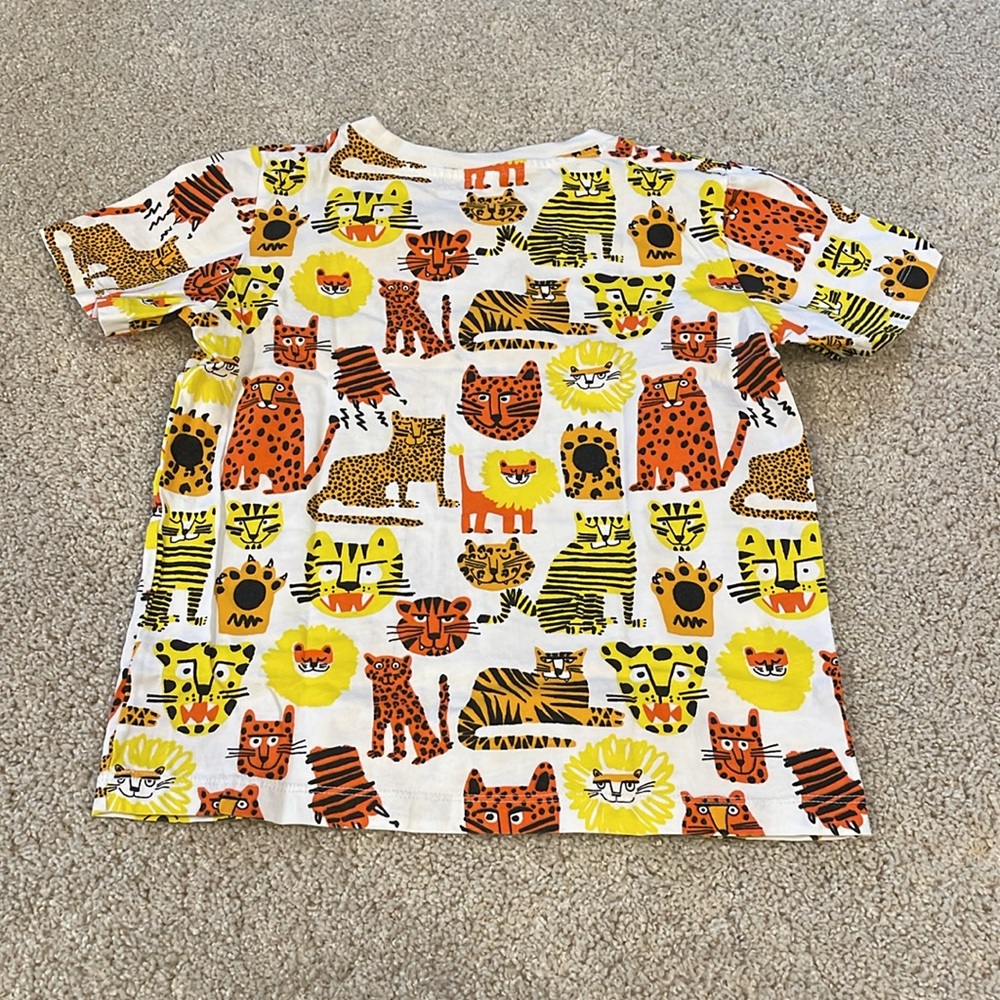 Stella McCartney Kids Animal Print Tee shirt, size 6 - Picture 4 of 4